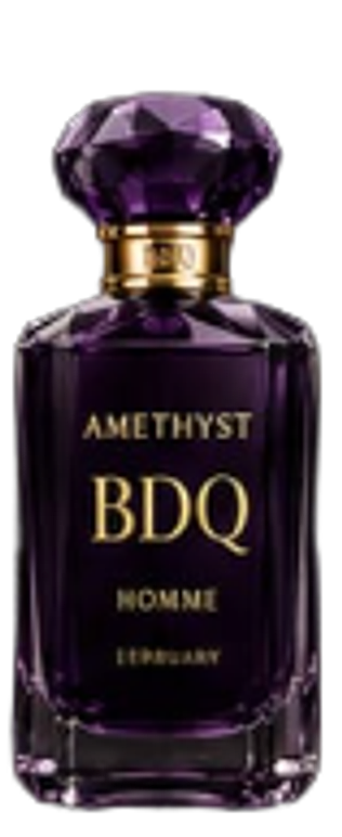 Amethyst bottle — February, Pour Homme