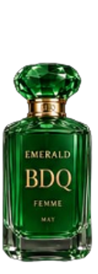 Emerald bottle — May, Pour Femme