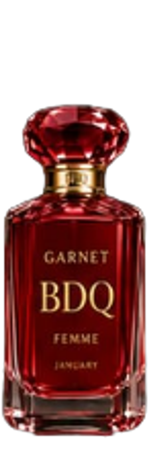 Garnet bottle — January, Pour Femme