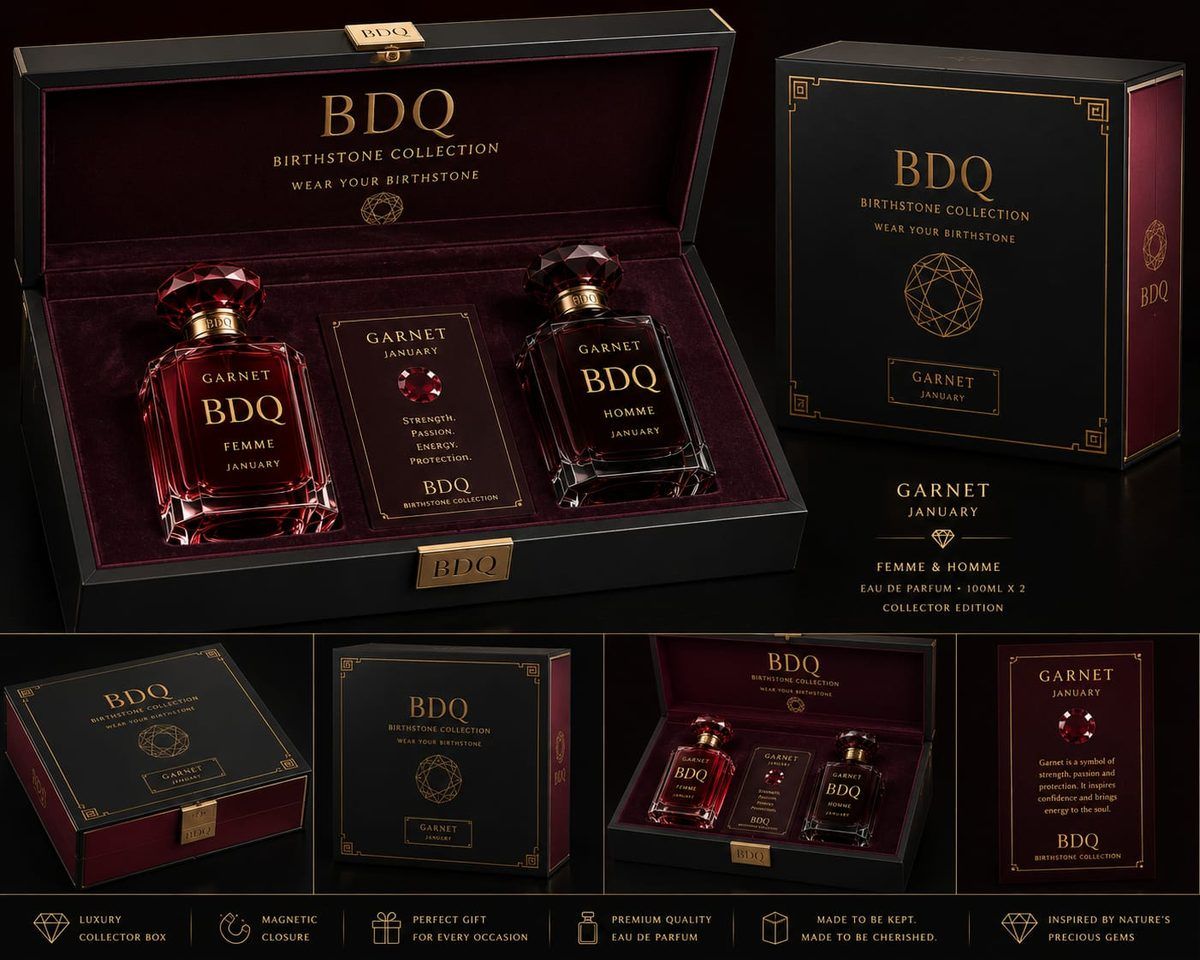 Garnet Femme & Homme Duo presentation box